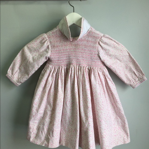 Sarah Louise Pink 18 Months Smocked Dress - Picture 3 of 4